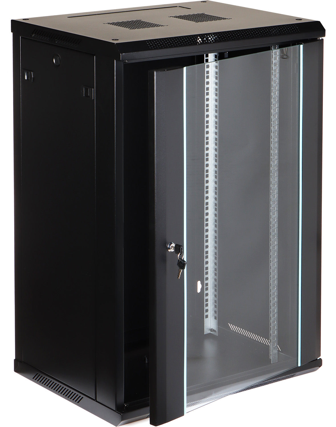 UMA RA19-18U-450 – Patchkast wand - met glazen afsluitbare deur (600x905x450mm)