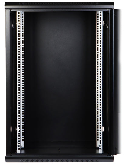 UMA RA19-18U-450 – Patchkast wand - met glazen afsluitbare deur (600x905x450mm)