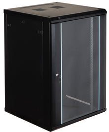 UMA RA19-18U-600 – Patchkast wand - met glazen afsluitbare deur (600x905x600mm)