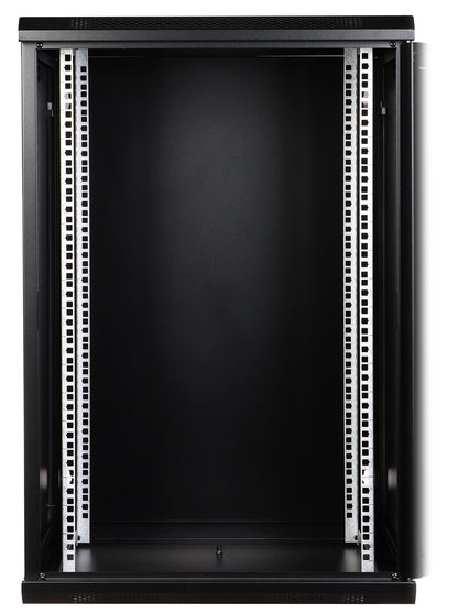 UMA RA19-18U-600 – Patchkast wand - met glazen afsluitbare deur (600x905x600mm)