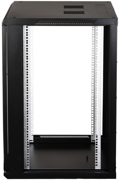 UMA RA19-18U-600 – Patchkast wand - met glazen afsluitbare deur (600x905x600mm)