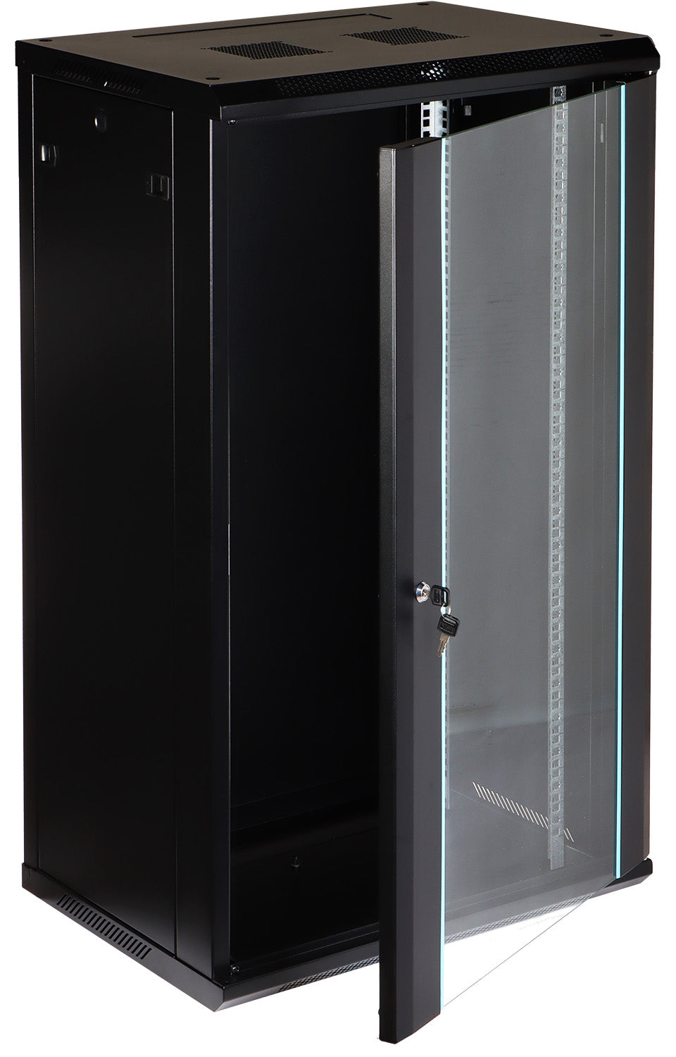 UMA RA19-22U-450 – Patchkast wand - met glazen afsluitbare deur (600x1080x450mm)