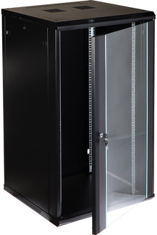 UMA RA19-22U-600 – Patchkast wand - met glazen afsluitbare deur (600x1080x600mm)