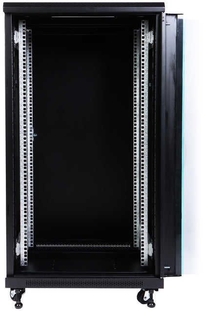 UMA RA19-22U-600-S – Patchkast staand - met wielen (600x1170x600mm)