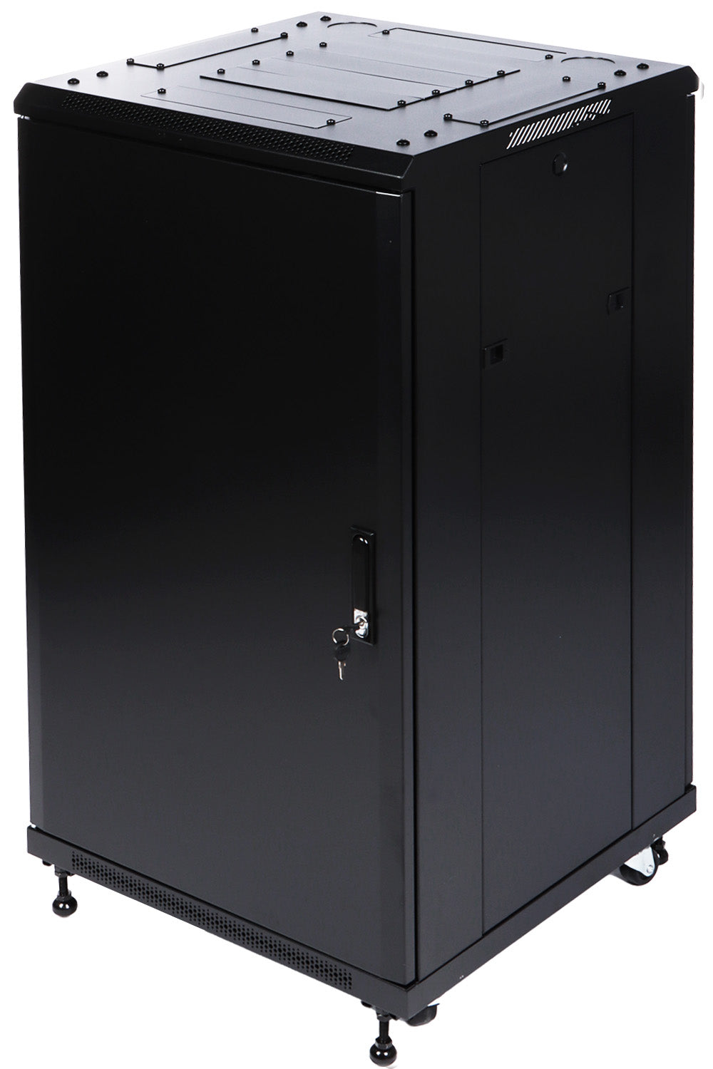 UMA RA19-22U-600-S – Patchkast staand - met wielen (600x1170x600mm)