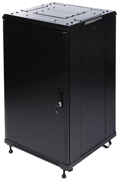 UMA RA19-22U-600-S – Patchkast staand - met wielen (600x1170x600mm)