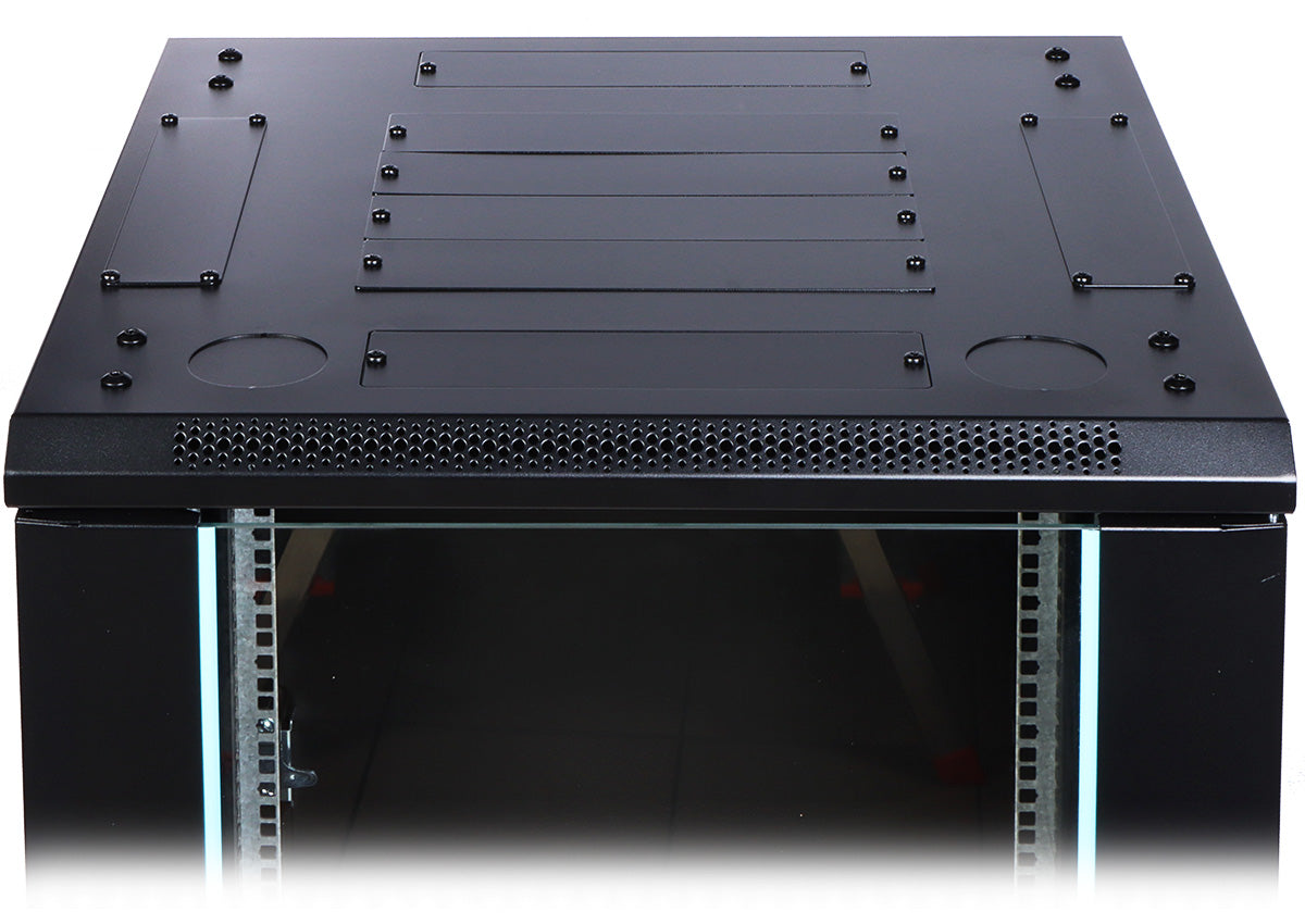 UMA RA19-22U-600-S – Patchkast staand - met wielen (600x1170x600mm)