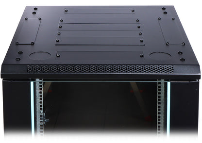 UMA RA19-22U-600-S – Patchkast staand - met wielen (600x1170x600mm)
