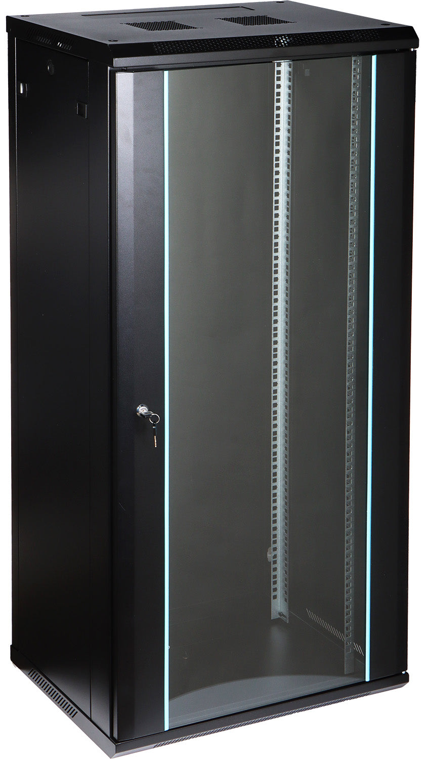 UMA RA19-27U-450 – Patchkast wand - met glazen afsluitbare deur (600x1300x450mm)