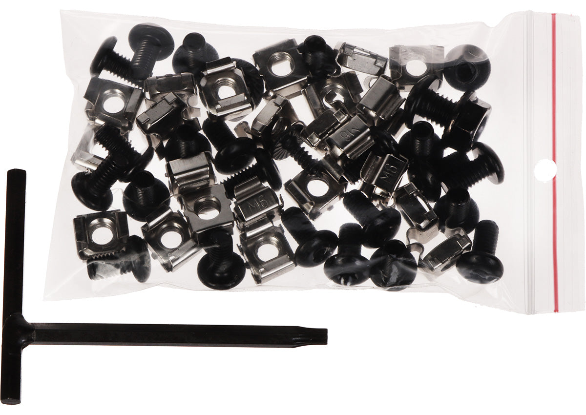 UMA RA19-27U-800-S – Patchkast staand - met glazen afsluitbare deur (600x1390x800mm)