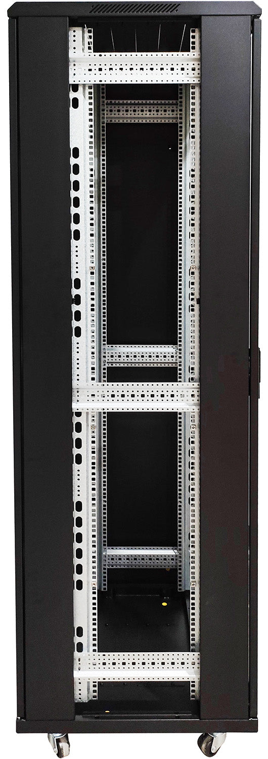 UMA RA19-42U-600-S – Patchkast staand - met glazen afsluitbare deur (600x2050x600mm)