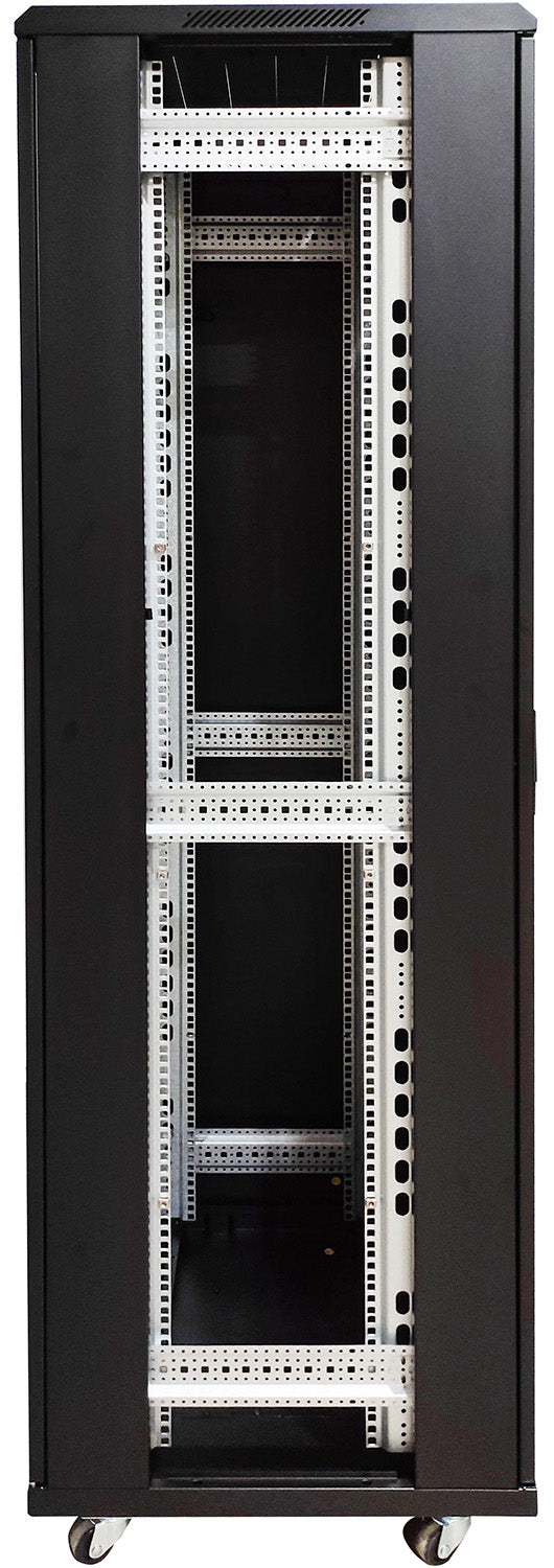 UMA RA19-42U-600-S – Patchkast staand - met glazen afsluitbare deur (600x2050x600mm)