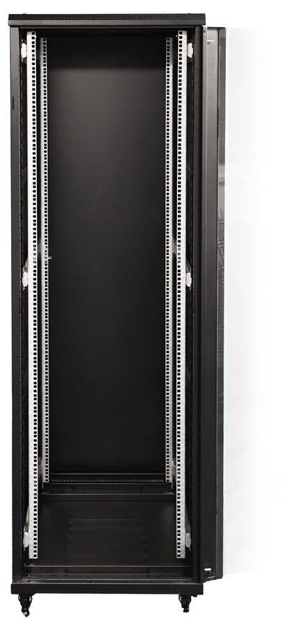 UMA RA19-42U-800-S – Patchkast staand - met glazen afsluitbare deur (600x2050x800mm)