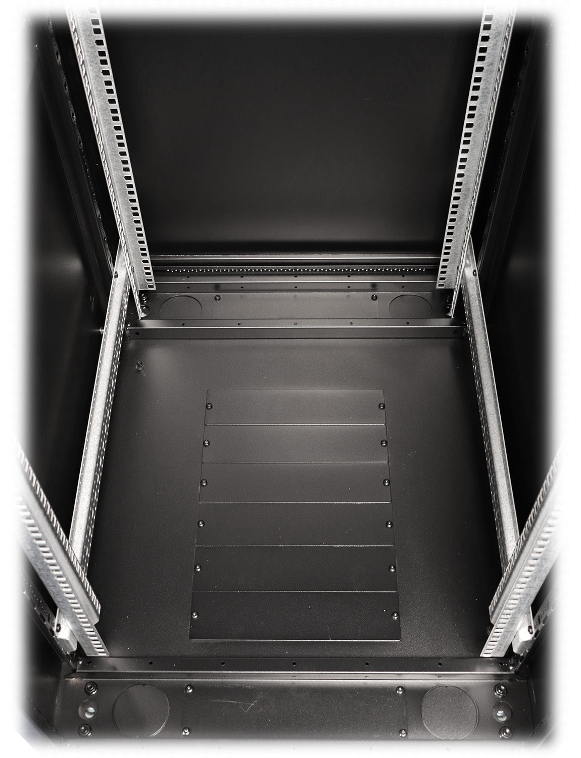 UMA RA19-42U-800-S – Patchkast staand - met glazen afsluitbare deur (600x2050x800mm)