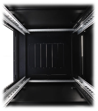 UMA RA19-42U-800-S – Patchkast staand - met glazen afsluitbare deur (600x2050x800mm)