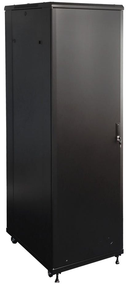 UMA RA19-42U-800-S – Patchkast staand - met glazen afsluitbare deur (600x2050x800mm)