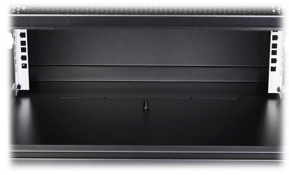 UMA RA19-4U-450 – Patchkast wand - met glazen afsluitbare deur (600x285x450mm)