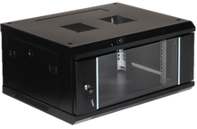 UMA RA19-4U-450 – Patchkast wand - met glazen afsluitbare deur (600x285x450mm)