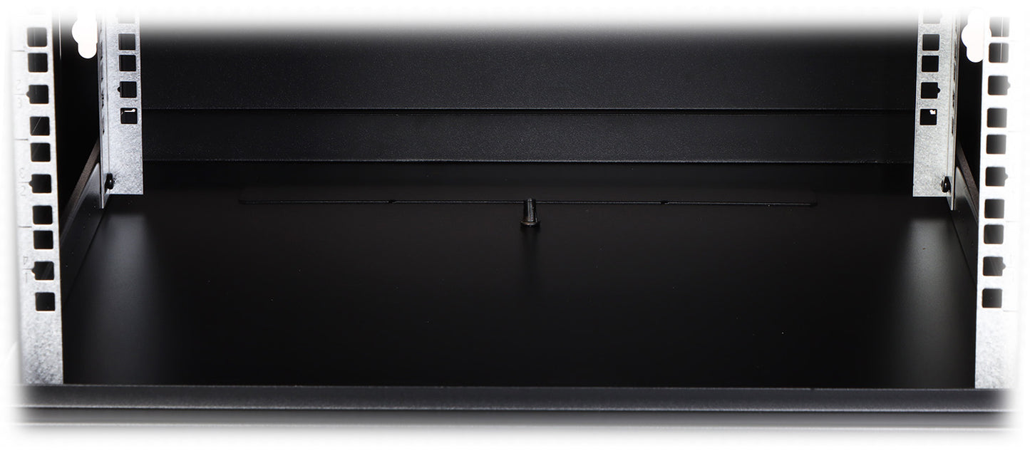 UMA RA19-4U-600 – Patchkast wand - met glazen afsluitbare deur (600x285x600mm)