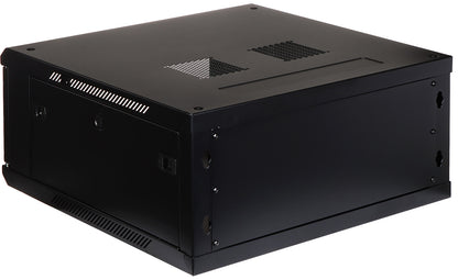 UMA RA19-4U-600 – Patchkast wand - met glazen afsluitbare deur (600x285x600mm)