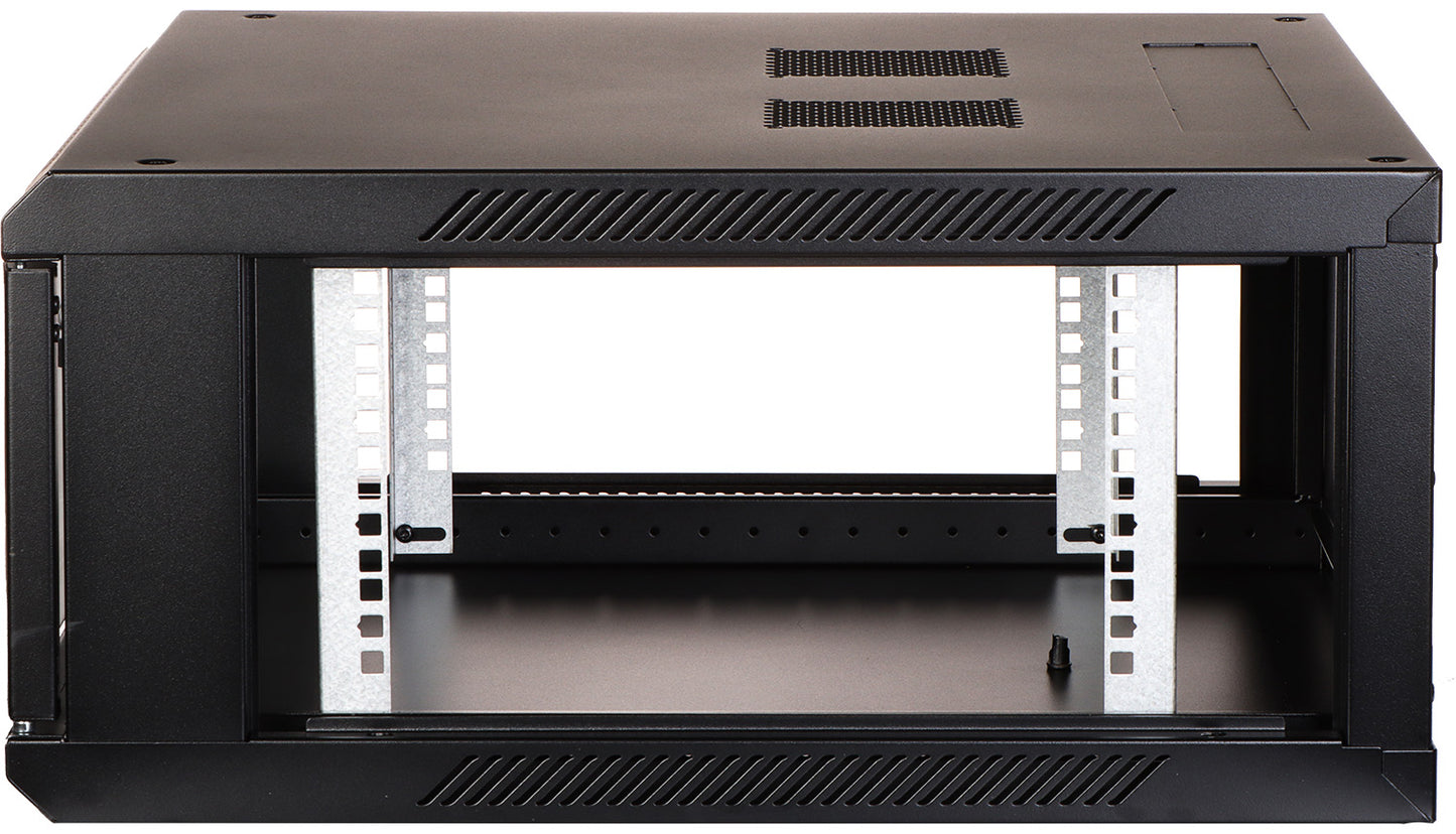 UMA RA19-4U-600 – Patchkast wand - met glazen afsluitbare deur (600x285x600mm)