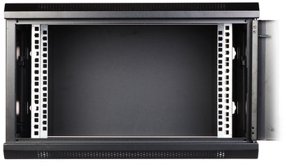 UMA RA19-6U-450 – Patchkast wand - met glazen afsluitbare deur (600x370x450mm)