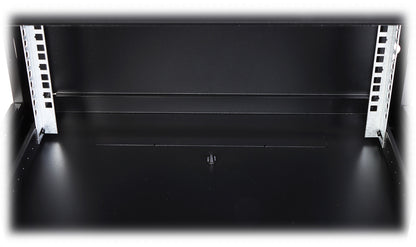 UMA RA19-6U-450 – Patchkast wand - met glazen afsluitbare deur (600x370x450mm)