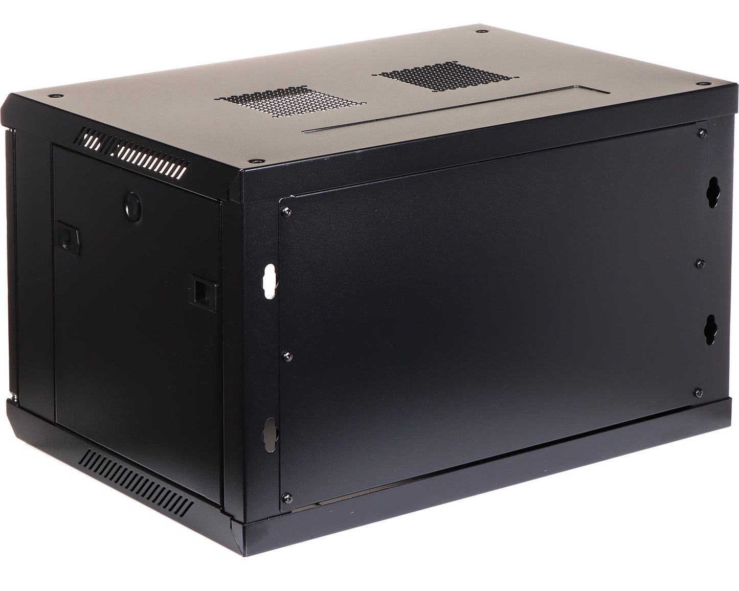 UMA RA19-6U-450 – Patchkast wand - met glazen afsluitbare deur (600x370x450mm)