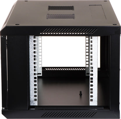 UMA RA19-6U-450 – Patchkast wand - met glazen afsluitbare deur (600x370x450mm)