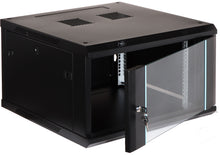 UMA RA19-6U-600 – Patchkast wand - met glazen afsluitbare deur (600x370x600mm)