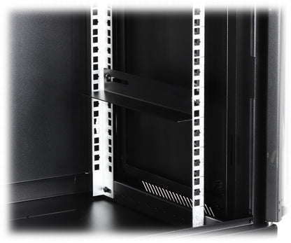 UMA RA19-6U-600 – Patchkast wand - met glazen afsluitbare deur (600x370x600mm)