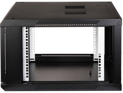 UMA RA19-6U-600 – Patchkast wand - met glazen afsluitbare deur (600x370x600mm)