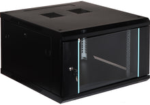 UMA RA19-6U-600 – Patchkast wand - met glazen afsluitbare deur (600x370x600mm)