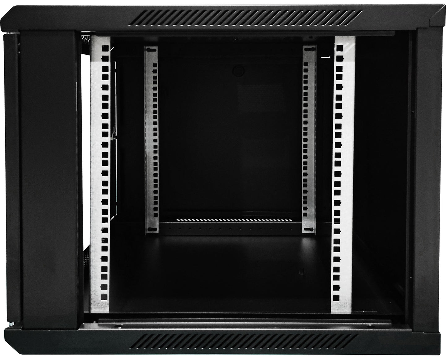 UMA RA19-9U-600 – Patchkast wand - met glazen afsluitbare deur (600x505x600mm)