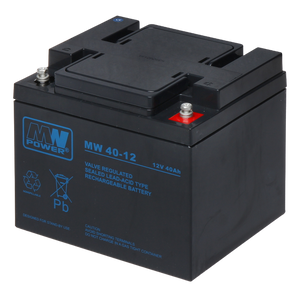 UMA SB-12-400 12VDC 40Ah back-up accu voor bijvoorbeeld een zonnepaneel,  alarm,  UPS of toegangscontrole installatie