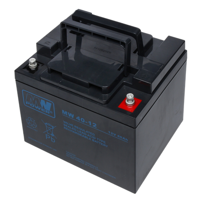 UMA SB-12-400 12VDC 40Ah back-up accu voor bijvoorbeeld een zonnepaneel,  alarm,  UPS of toegangscontrole installatie