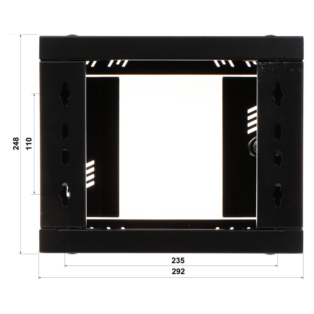 UMA SR104U-B - Server wandkast 4U 10" - Ventilatie en slot