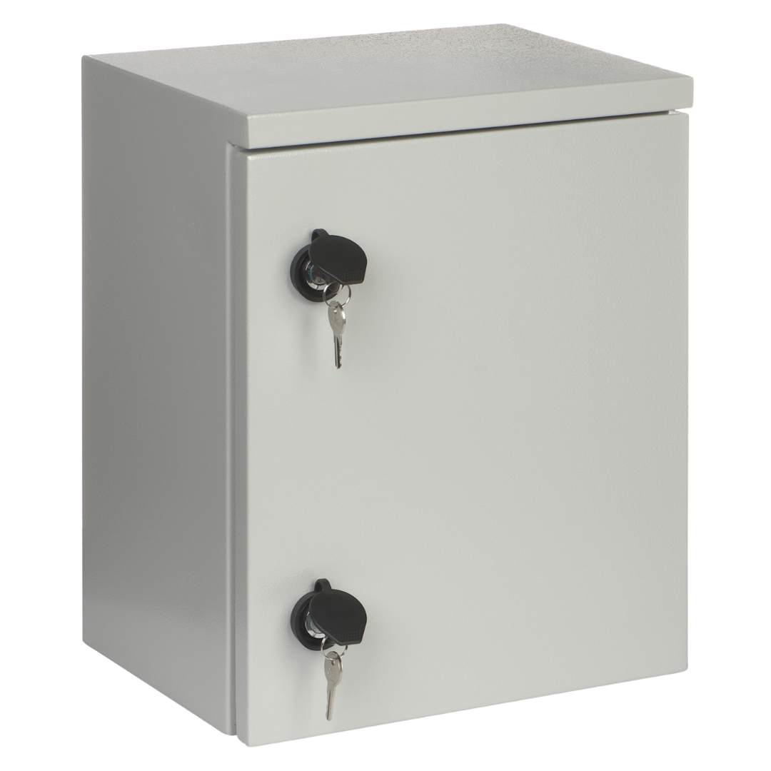 UMA SR10WO6U-L metalen 6U 10" rack kast geschikt voor buiten muur montage met 2 sleutelsloten