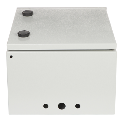 UMA SR10WO6U-L metalen 6U 10" rack kast geschikt voor buiten muur montage met 2 sleutelsloten