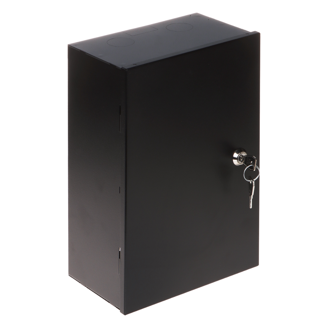 UMA STC2-B zwarte universele afsluitbare stalen montage kast