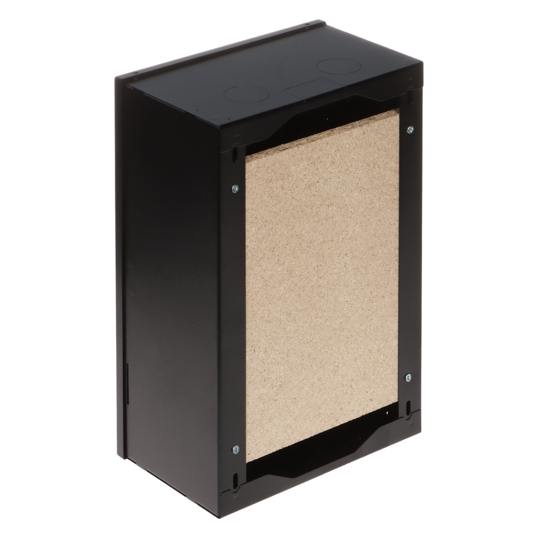 UMA STC2-B zwarte universele afsluitbare stalen montage kast