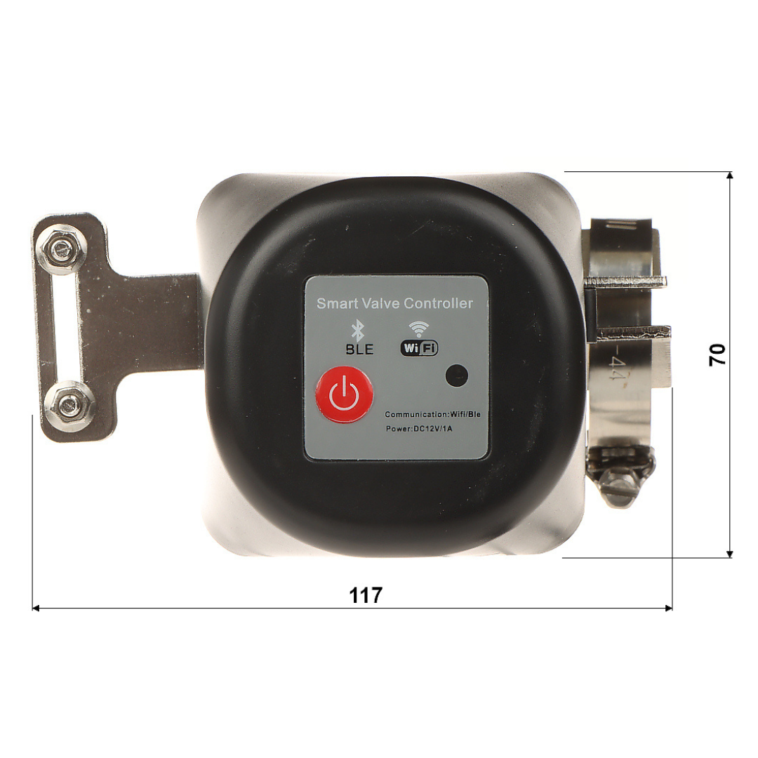 UMA SVS-1 WiFi motor for ball valve lever for closing or opening gas or water pipes with free Tuya app