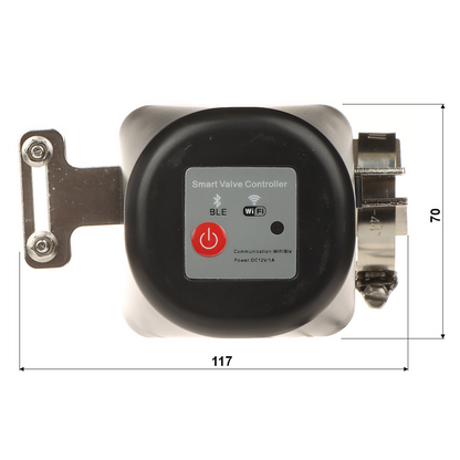 UMA SVS-1 WiFi motor for ball valve lever for closing or opening gas or water pipes with free Tuya app