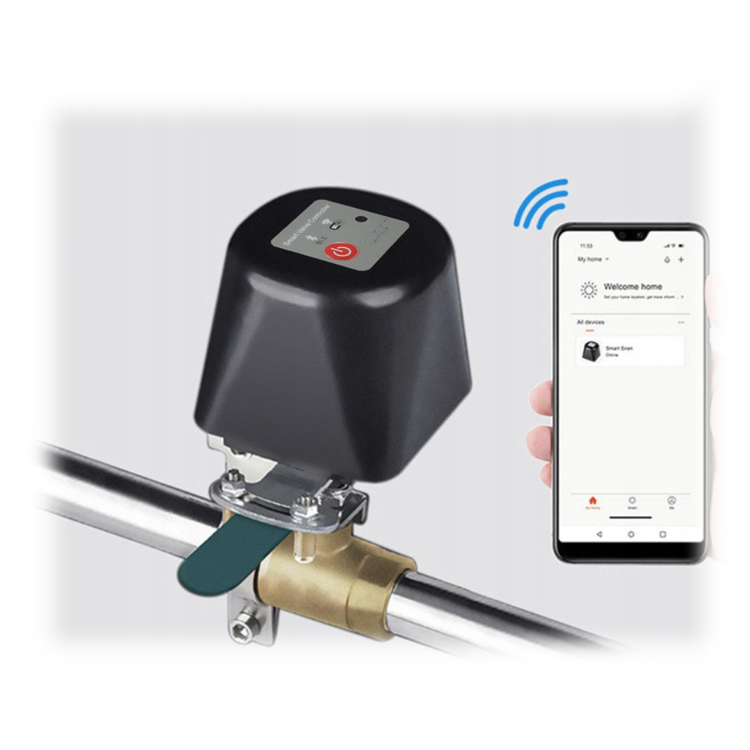UMA SVS-1 WiFi motor for ball valve lever for closing or opening gas or water pipes with free Tuya app