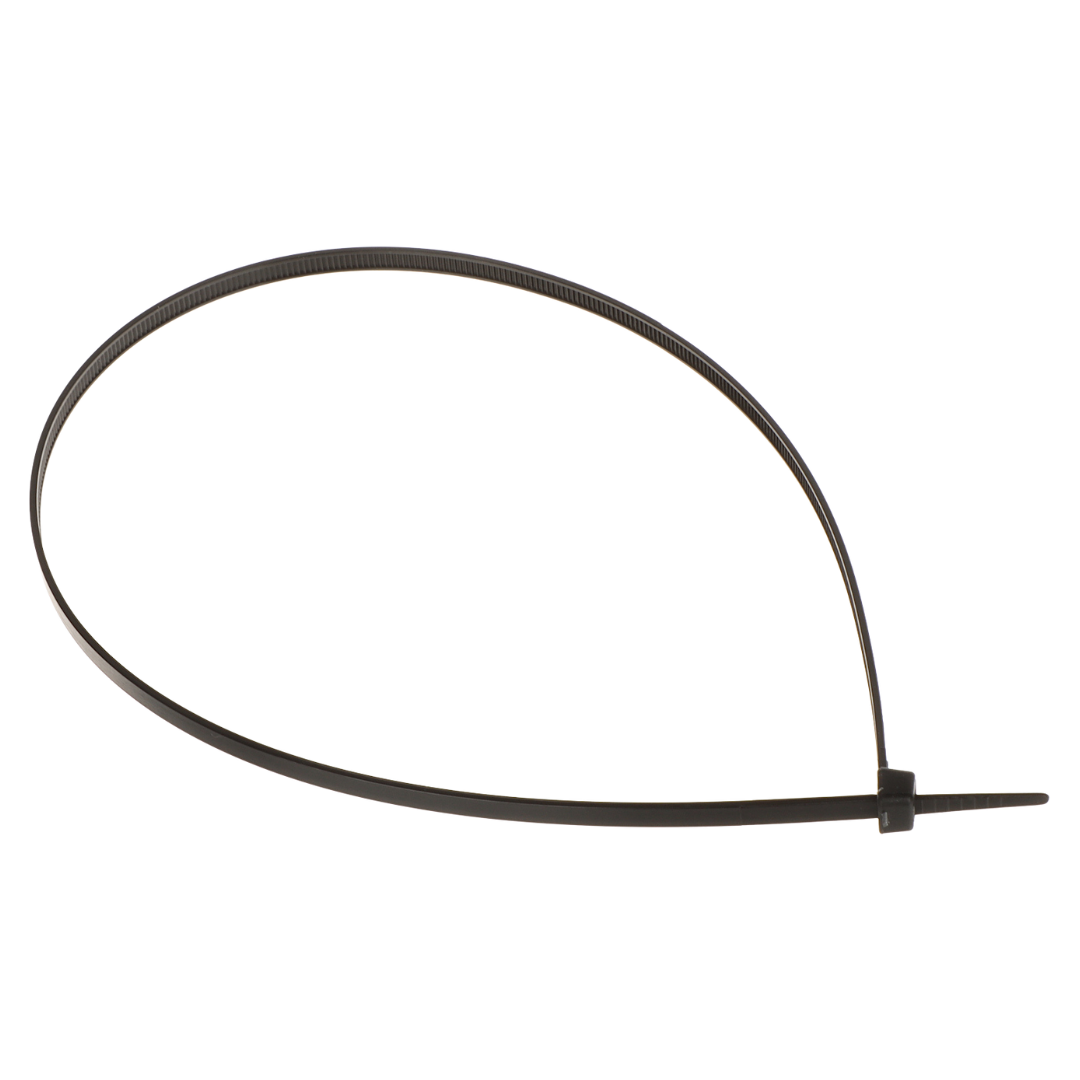 UMA TR-B-450 tie-rip professionele kabelbinders zwart 450mm 4.8mm breed van nylon 66 (100 stuks)