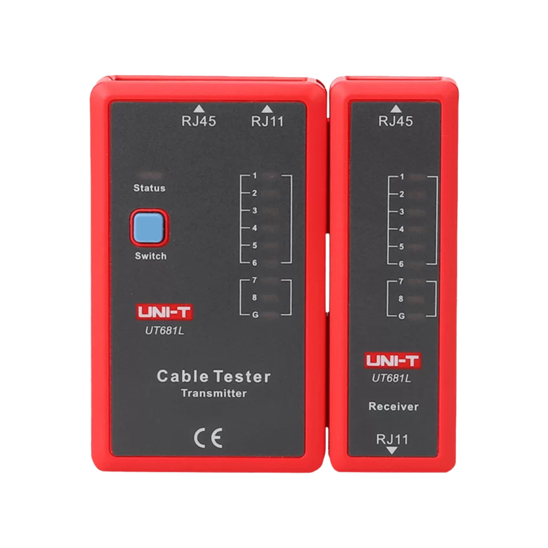 UNI-T UT681L – Cable Tester - RJ45 (8P8C) and RJ11 (6P4C) – UMATECH