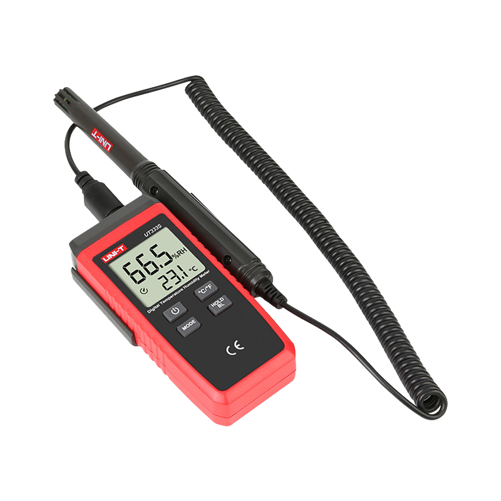 UNI-T UT333S – Vochtigheidsmeter split design - Ventillatiekanaal