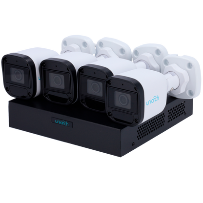 Uniarch UV-KIT118-B42POE – Camerabewakingset met 4 camera's - 8ch NVR - PoE - IP67