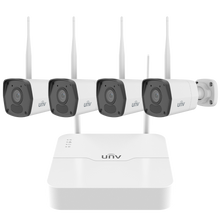 Uniview IPC2122LB-NVR301 – Camerabeveiliging set - 4 Bullet camera's - WiFi - Plug and play - NVR 8ch