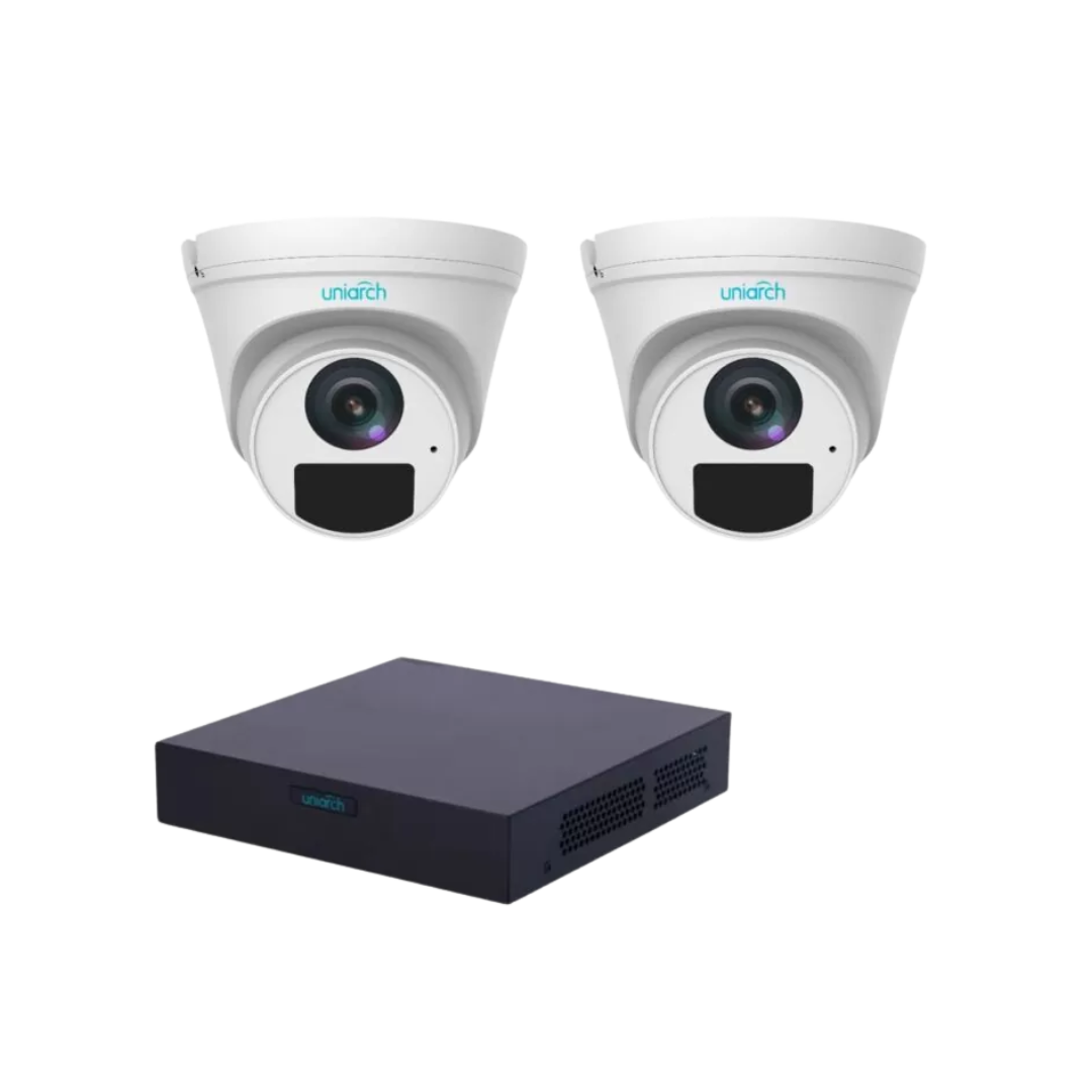 Uniarch PoE NVR kit 4-kanaals